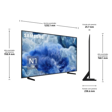 TV Samsung QLED 55" TQ55Q8FAAUXXC UltraHD